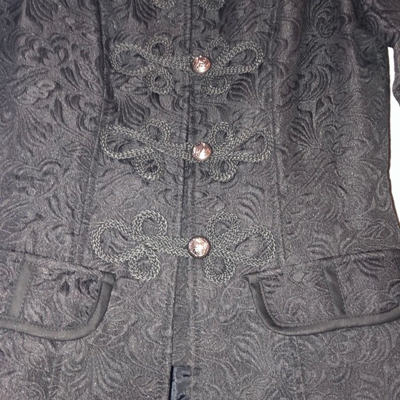 Fabulous Brocade Hearts & Roses UK fitted Jacket - Picture 7 of 8